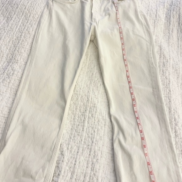 Agolde White Riley Crop Jeans - Picture 13 of 13